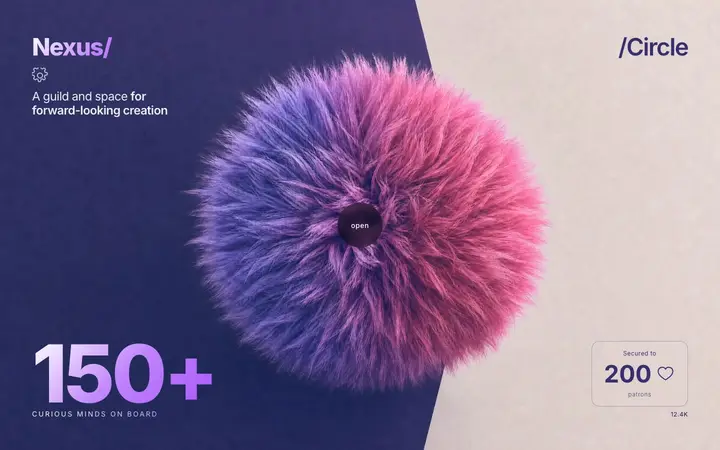 Demo Nexus/Circle, web para comunidades creativas