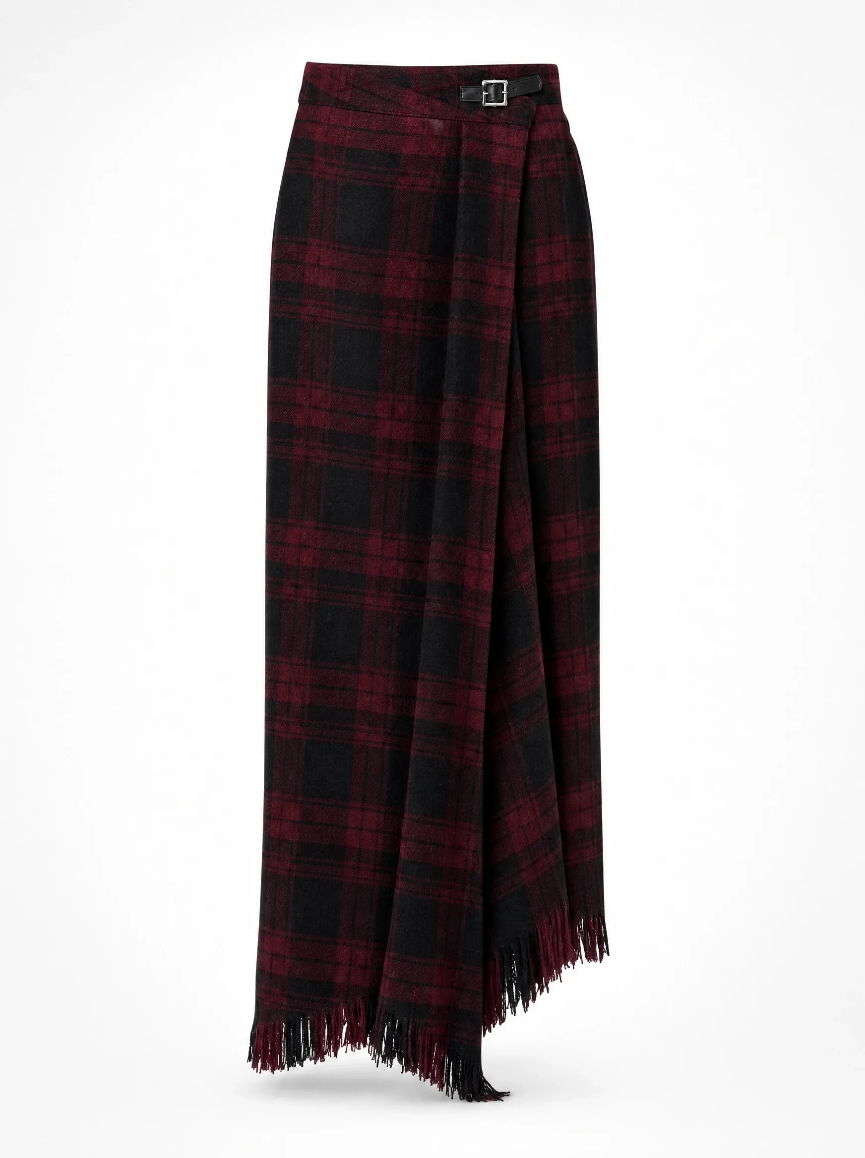 Checked Sarong Skirt