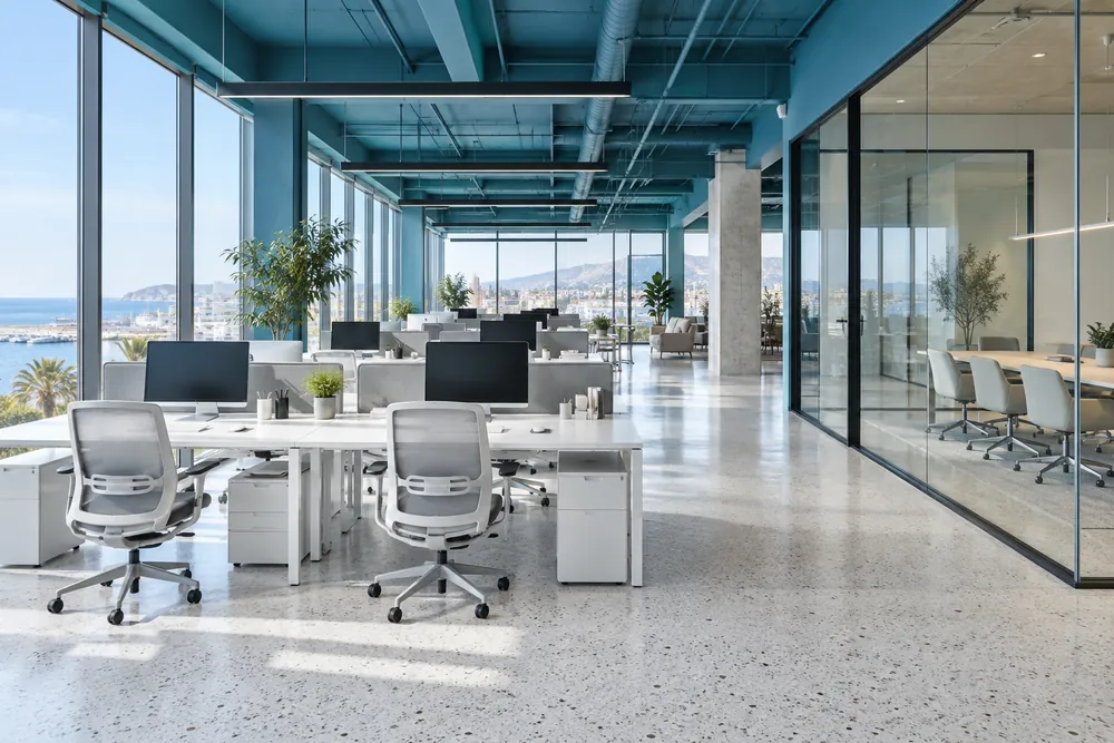 Horizonte abierto: interior de oficinas en Málaga